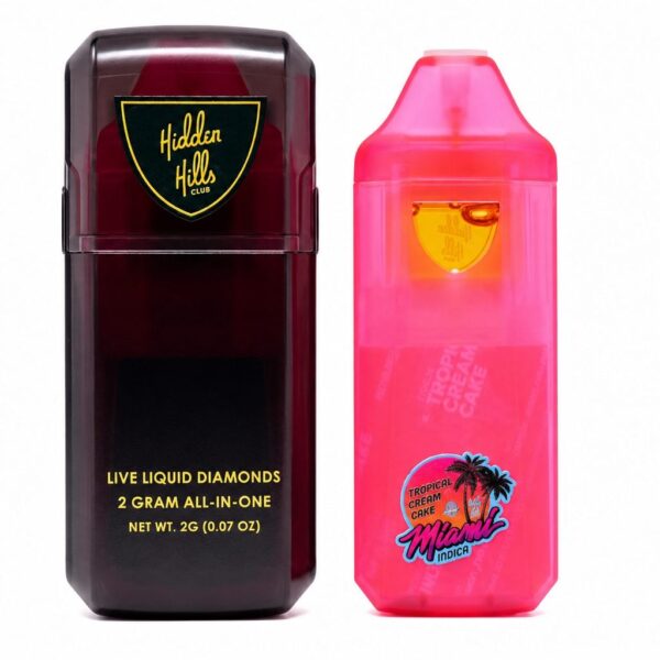 Hidden Hills Live Liquid Diamonds AIO (2g) – Tropical Cream Cake