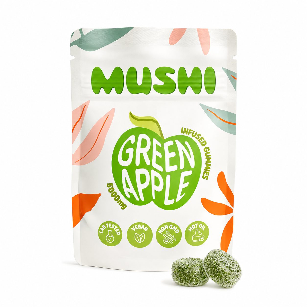 Mushi Magic Gummies (5g) – Green Apple