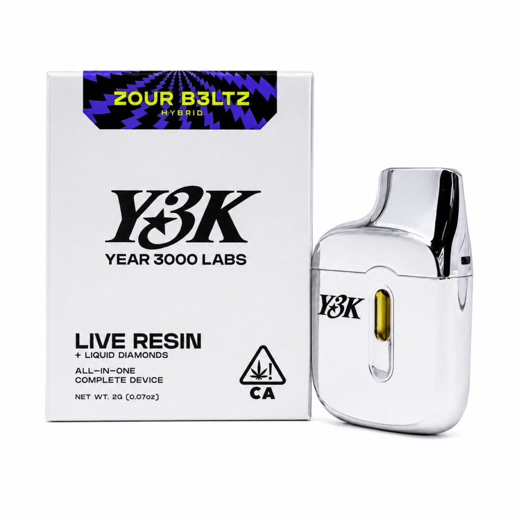 Y3K Live Resin Liquid Diamonds AIO (2g) – ZOUR B3LTZ