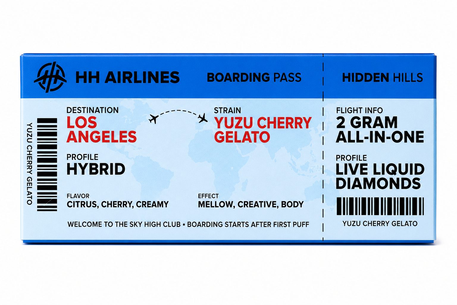 Hidden Hills Live Liquid Diamonds AIO (2g) – Yuzu Cherry Gelato - Image 2