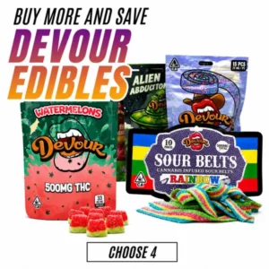 buy more and save devour edibles