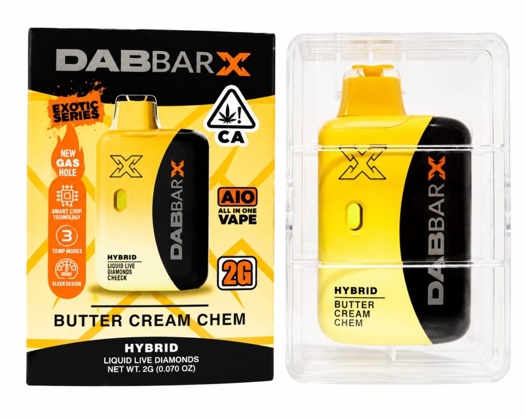 Dab Bar X AIO (2g) – Butter Cream Chem
