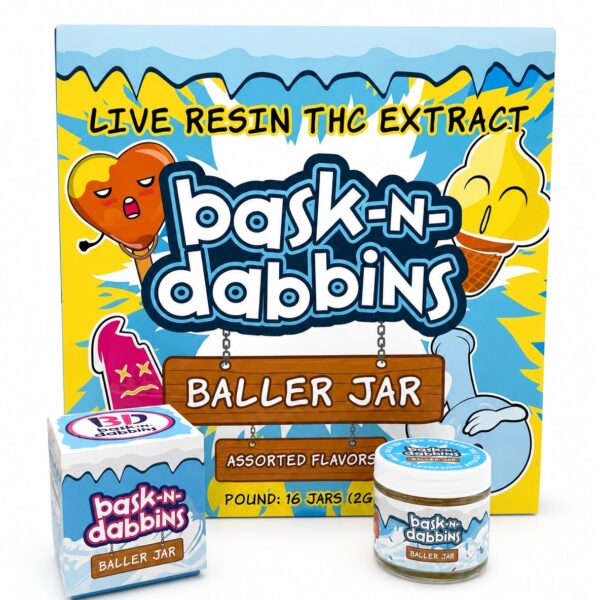 Bask n Dabbins Baller Jar — cannabis concentrate available at Cali Canna