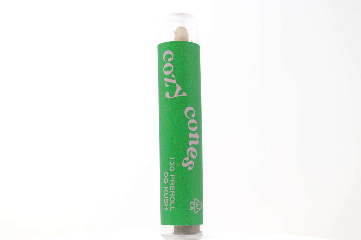 Cozy Cones Pre Roll Joints (1.2g) - OG Kush — cannabis pre-roll available at Cali Canna