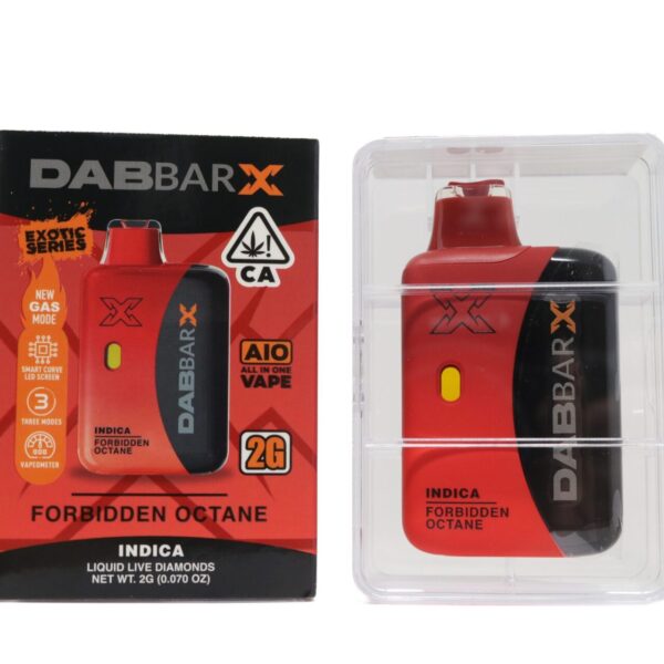 Dab Bar X AIO (2g) - Forbidden Octane — THC disposable vape available at Cali Canna