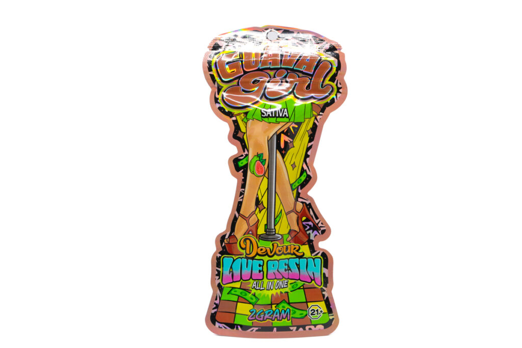 Devour Live Resin All-in-One (2g) – Guava Girl — THC disposable vape available at Cali Canna