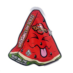 Devour Edibles (1500mg) - Watermelon Slices — THC gummies available at Cali Canna