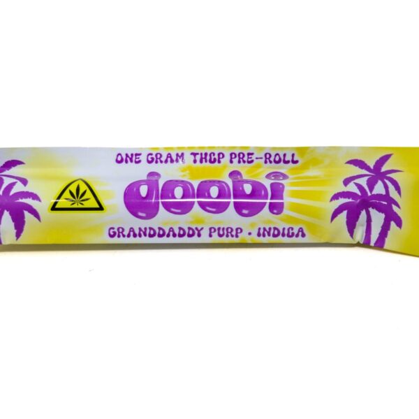 Doobi Pre Roll (1g) - Granddaddy Purp — cannabis pre-roll available at Cali Canna