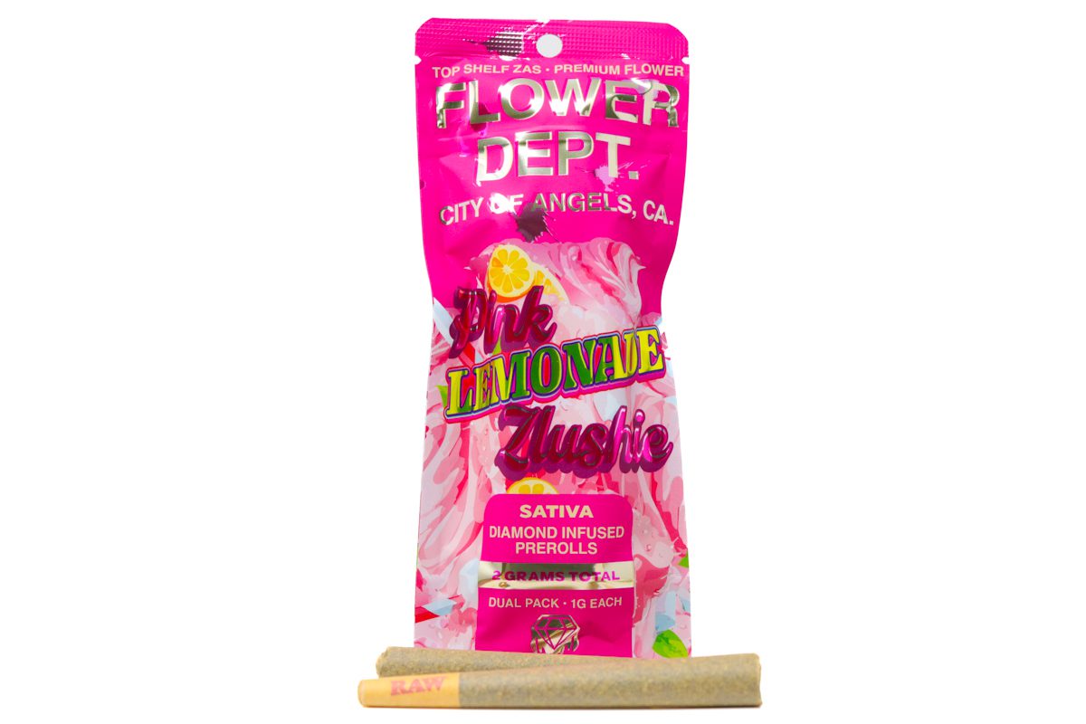 Flower Dept Pink Lemonade Zlushie Diamond Infused Pre-rolls