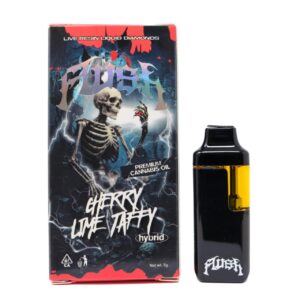 Flush Live Resin Liquid Diamonds Dispo (2g) - Cherry Lime Taffy — THC disposable vape available at Cali Canna