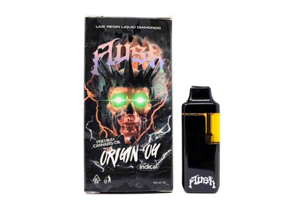 Flush Live Resin Liquid Diamonds Dispo (2g) - Origin OG — THC disposable vape available at Cali Canna