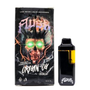 Flush Live Resin Liquid Diamonds Dispo (2g) - Origin OG — THC disposable vape available at Cali Canna