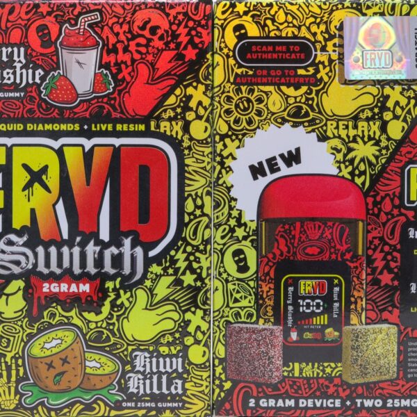 Fryd Switch Live Resin Liquid Diamonds Dispo (2g) – Berry Slushie x Kiwi Killa
