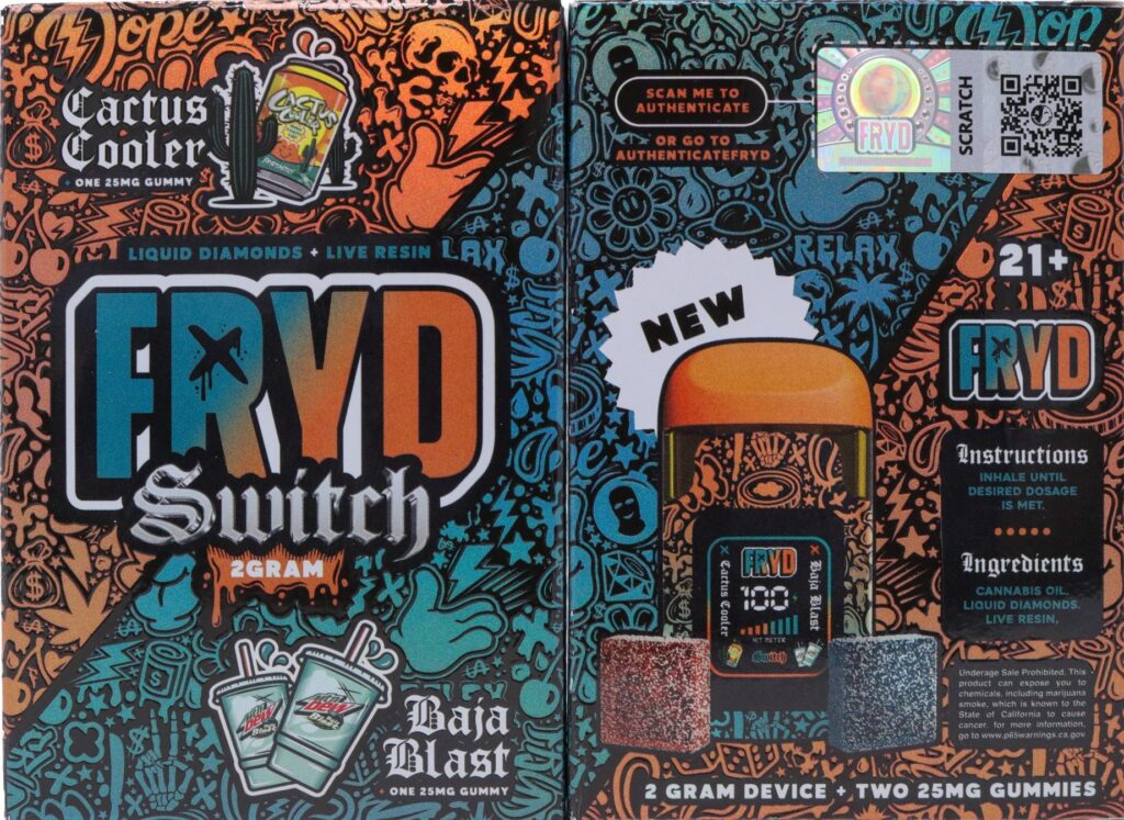 Fryd Switch Live Resin Liquid Diamonds Dispo (2g) – Cactus Cool x Baja Blas