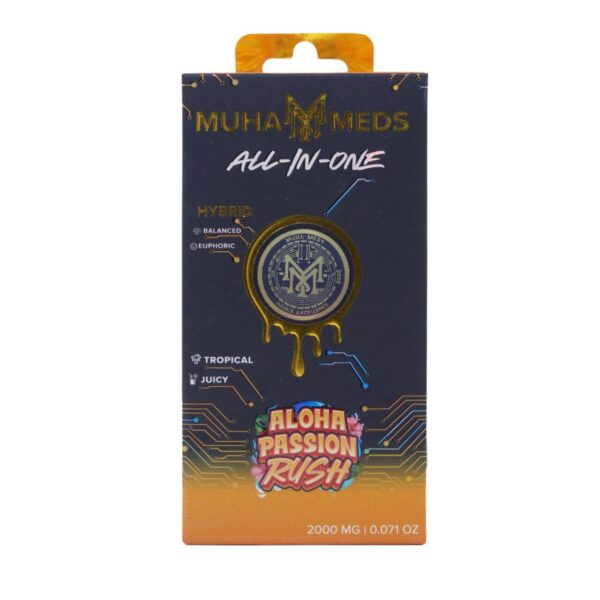 Muha Meds Golden Hour AIO (2g) – Aloha Passion Rush