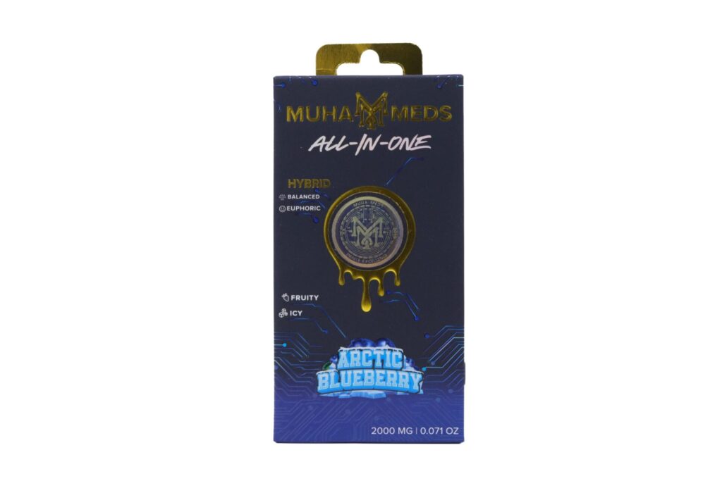 Muha Meds Golden Hour AIO (2g) – Arctic Blueberry