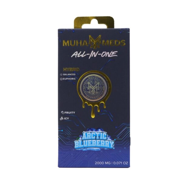 Muha Meds Golden Hour AIO (2g) – Arctic Blueberry