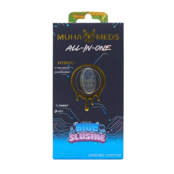 Muha Meds Golden Hour AIO (2g) – Blue Slushie