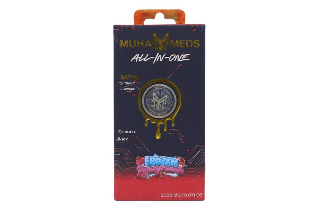 Muha Meds Golden Hour AIO (2g) – Frozen Pomegranate
