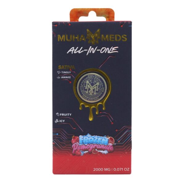 Muha Meds Golden Hour AIO (2g) – Frozen Pomegranate