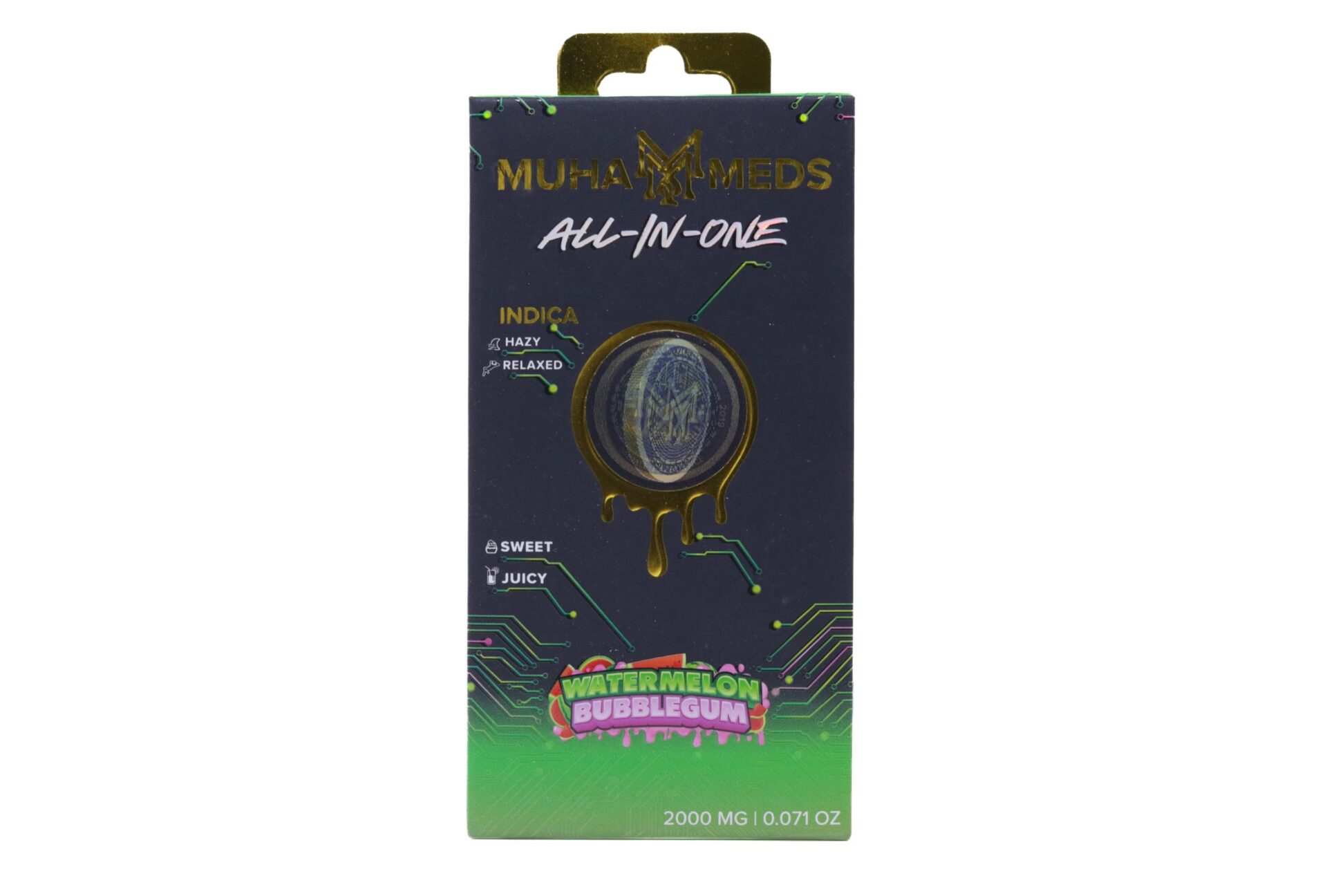 Muha Meds Golden Hour AIO (2g) – Watermelon Bubblegum