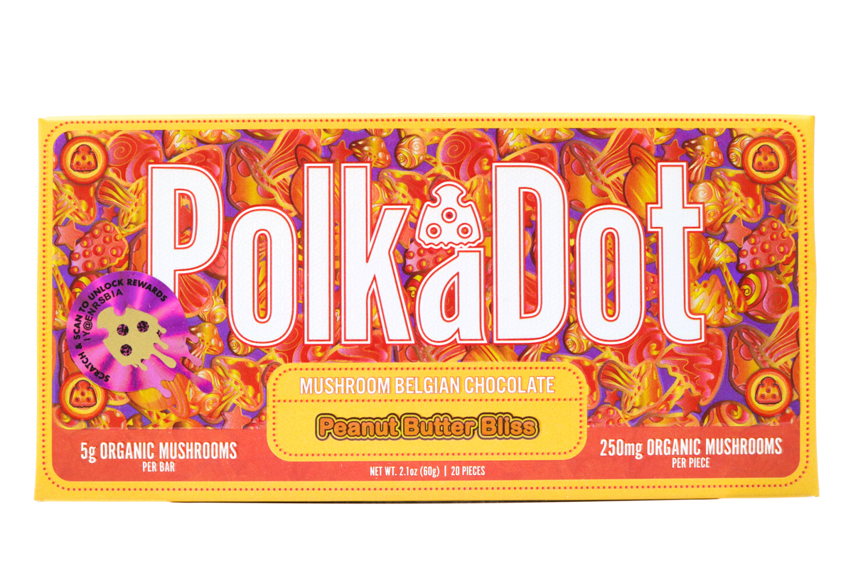 Polka Dots Magic Chocolate (5g) – Peanut Butter Bliss