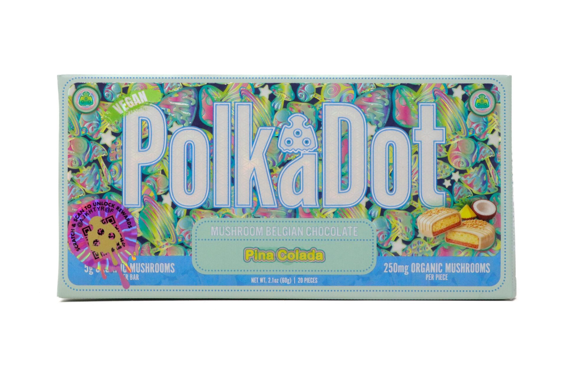 Polka Dots Magic Chocolate (5g) – Pina Colada