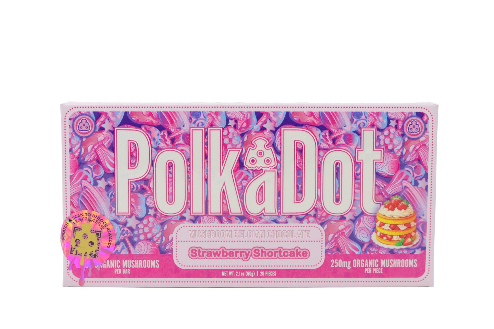 Polka Dots Magic Chocolate (5g) – Strawberry Shortcake