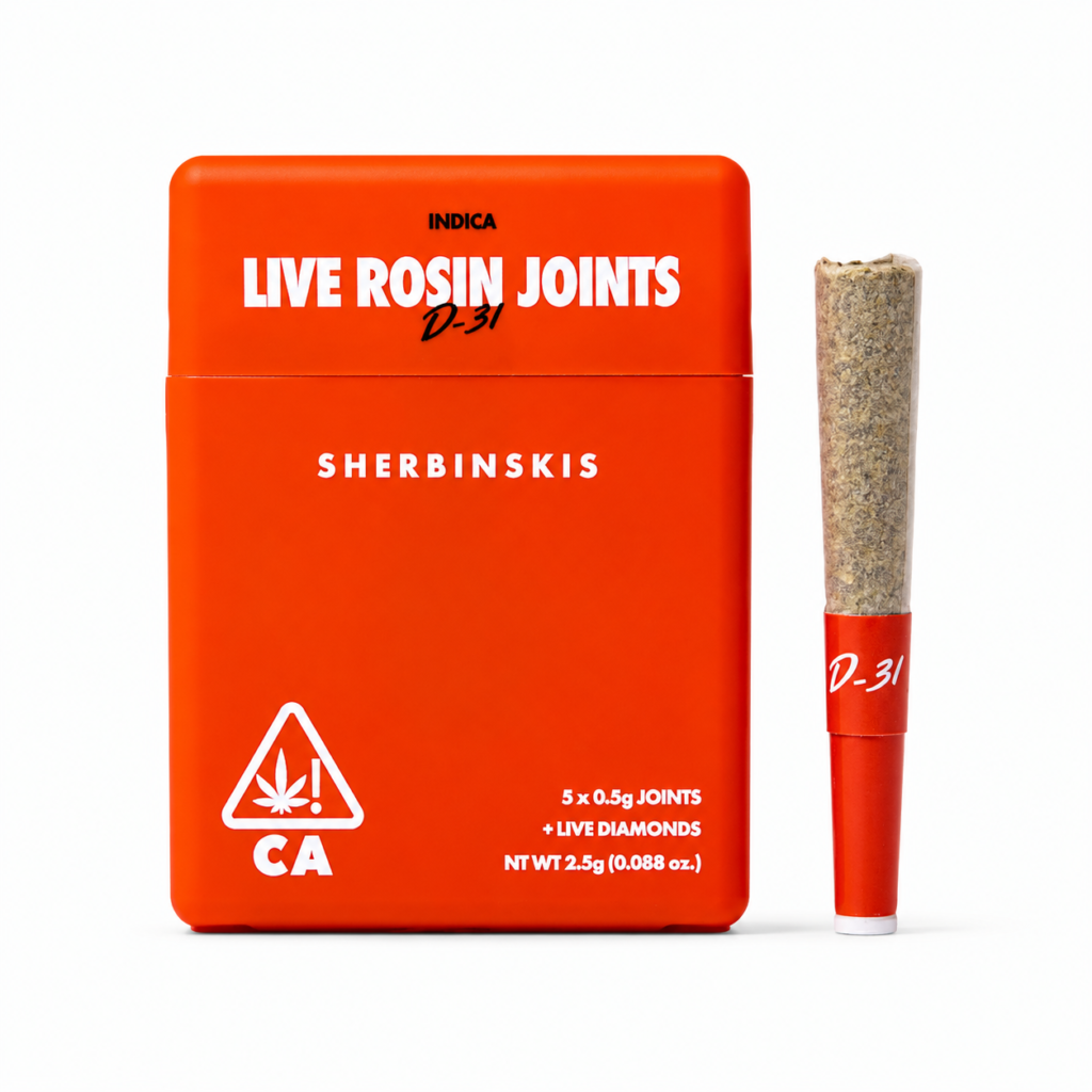 Sherbinskis Infused Mini Rosin Joints 5 pack (2.5g) – D-31