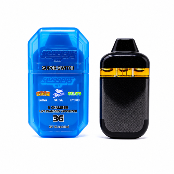 Sluggers Hit Super Switch 3 Chamber Vape (3g) – Gelonade x Blue Dream x Gelato