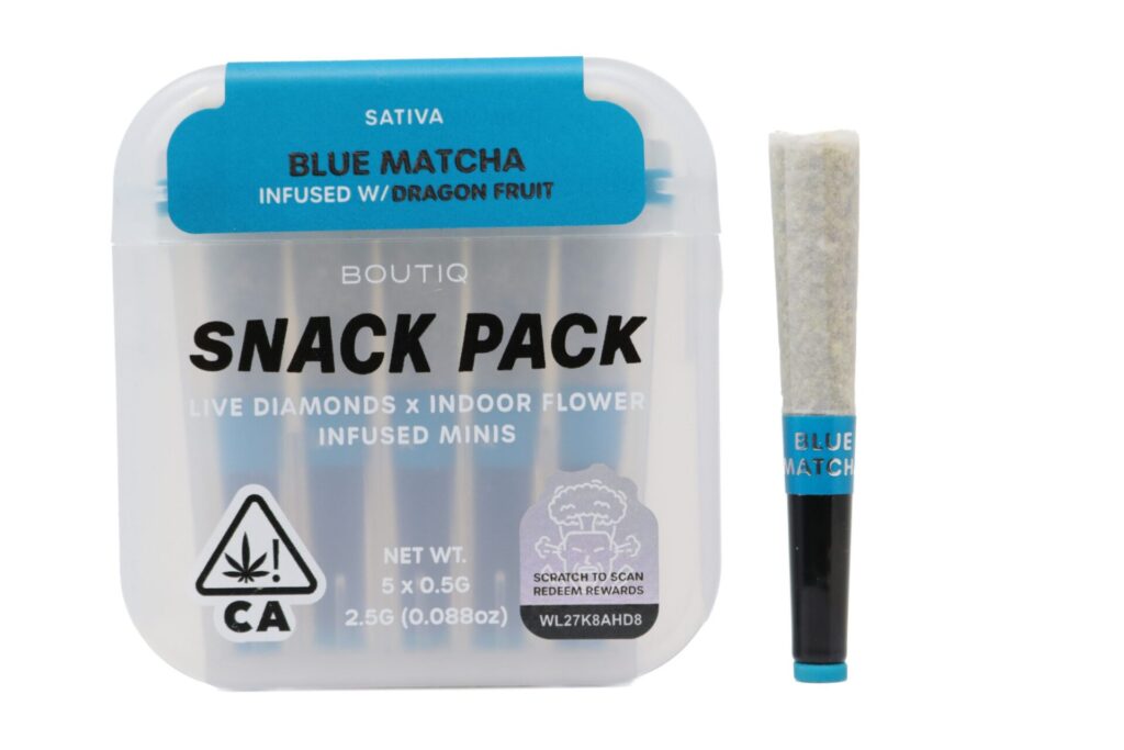 Boutiq Snack Pack (2.5g) – Blue Matcha Infused With Dragon Fruit