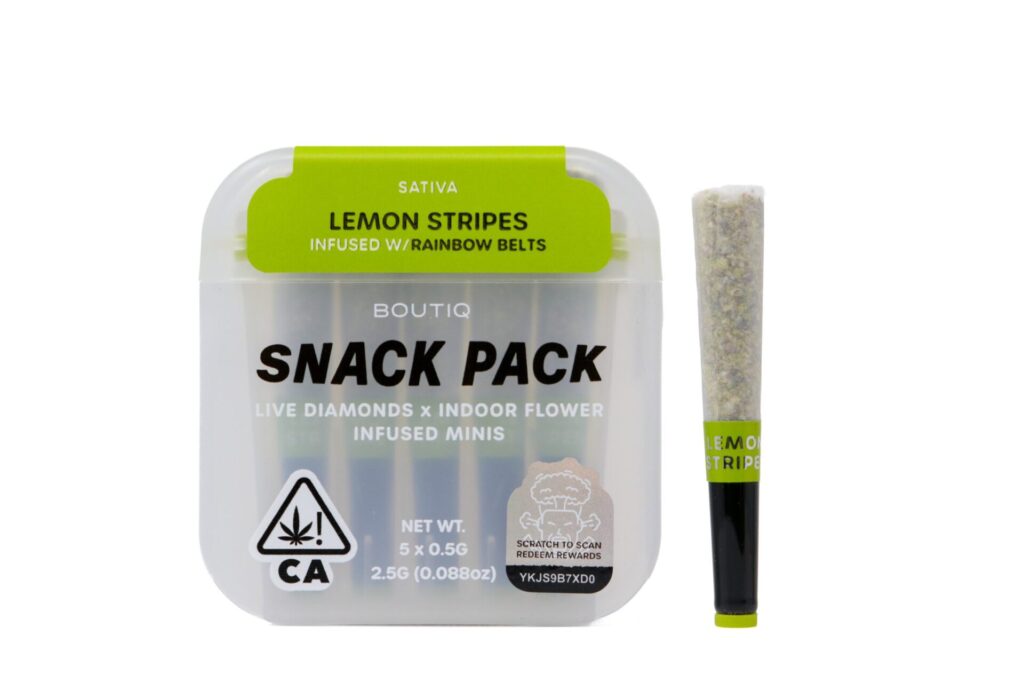 Boutiq Snack Pack (2.5g) – Lemon Stripes