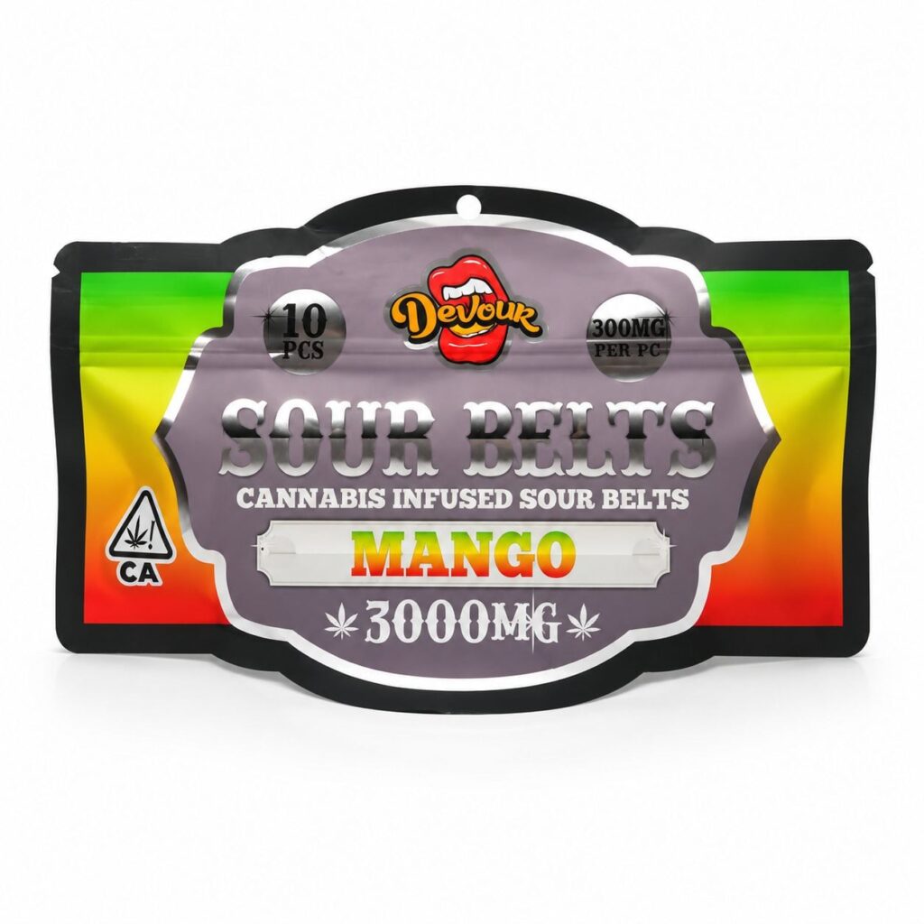 Devour Sour Belts (3000mg) – Mango