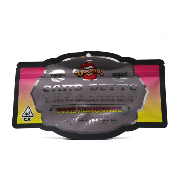 Devour Sour Belts (3000mg) – Pink Lemonade — THC gummies available at Cali Canna