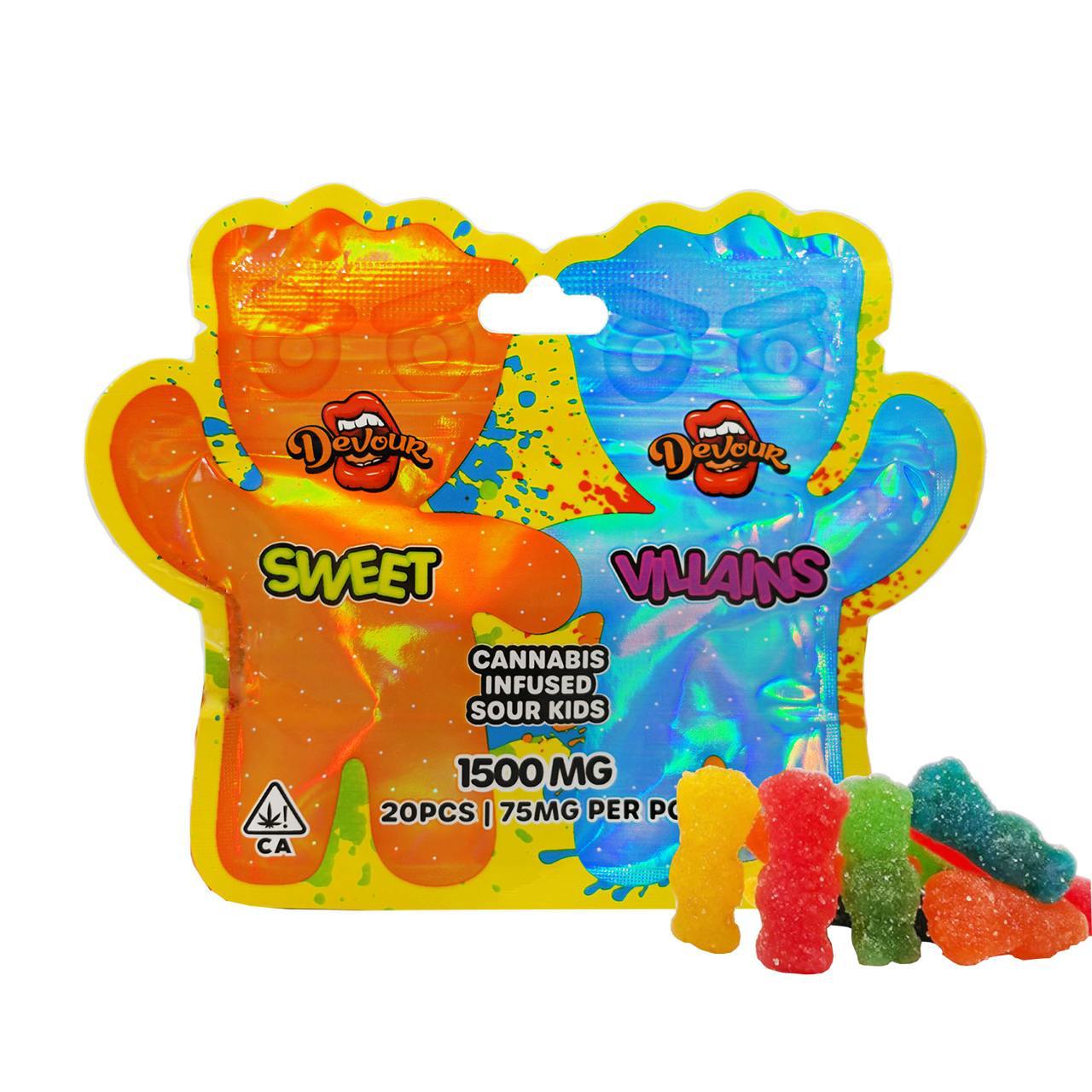 Devour Edibles (1500mg) – Sweet Villains — THC gummies available at Cali Canna