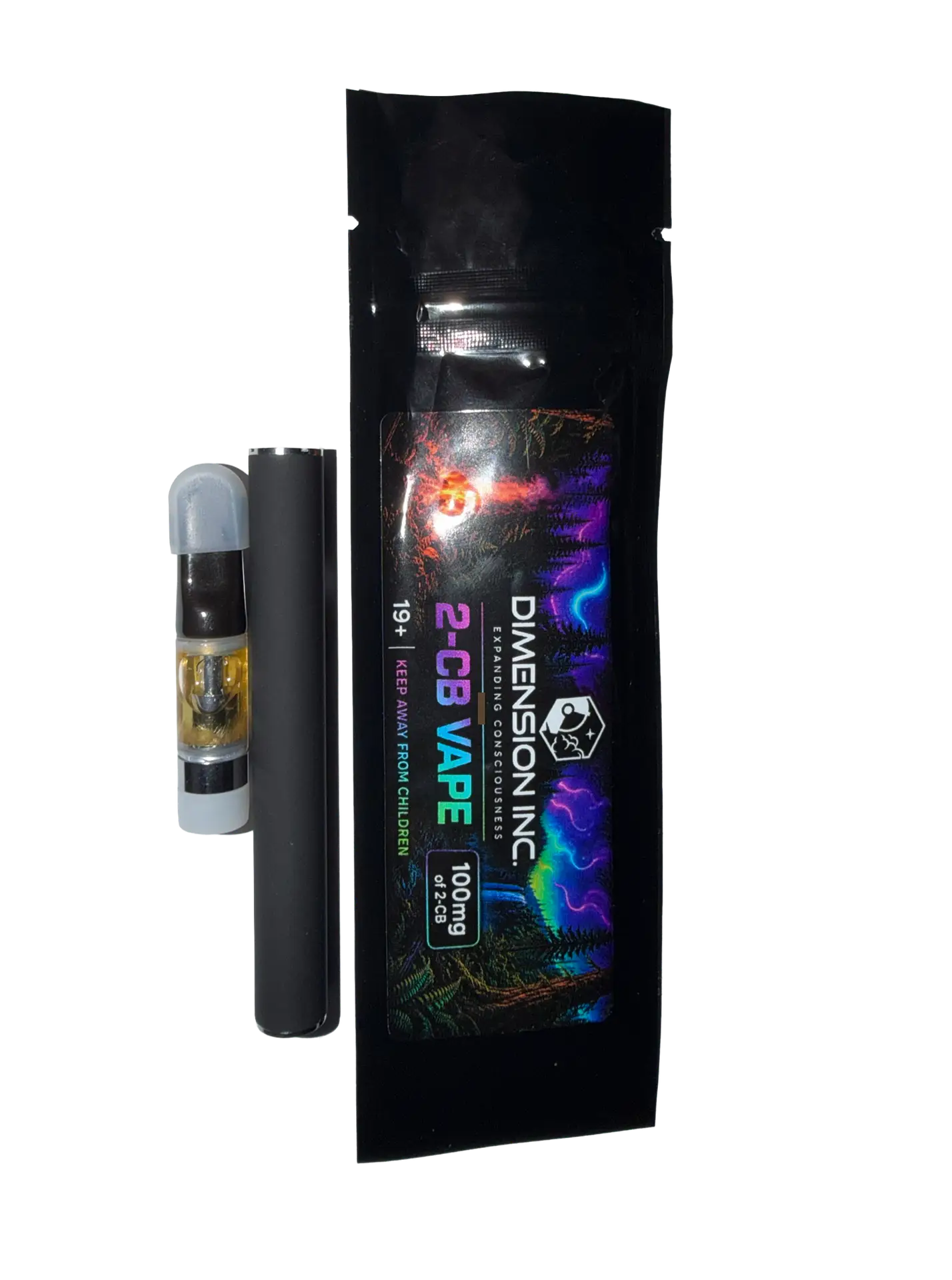 2-CB Vape (100mg) + Battery Combo – “Dimension Inc.”
