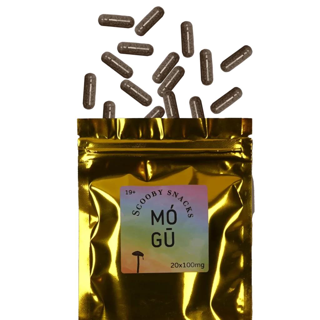 Scooby Snacks Magic Mushrooms Capsules – 350mg – Super 7 Blend with Cacao