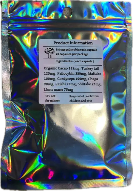 Scooby Snacks Magic Mushrooms Capsules – 350mg – Super 7 Blend with Cacao - Image 3